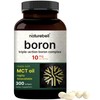 Boron 10mg, 300 Softgels with MCT Oil | High Absorption
