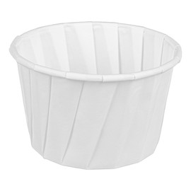 Restaurantware-Sustain 3.3 Ounce Portion Cups, 2000 Disposable Condiment Cups - Compostable, Versatile, White Paper Sample Food Cups, Stylish, For Serving Dips, Jams, Sauces, Nuts, And More