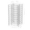 vidaXL Gabion Basket Rectangular, Galvanised Steel Gabion Planter, Gabion Raised