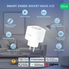 NOUS A7Z ZigBee Smart Socket with Energy Monitoring, 16A, App