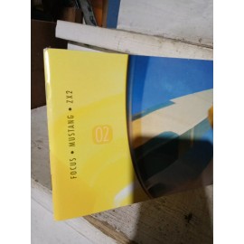 2002 Ford Mustang Focus ZX2 Car Sales Brochure - Recalled Twin Towers Ad