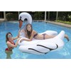 Poolmaster Jumbo Swimming Pool Float Rider, Swan, White Extra Large