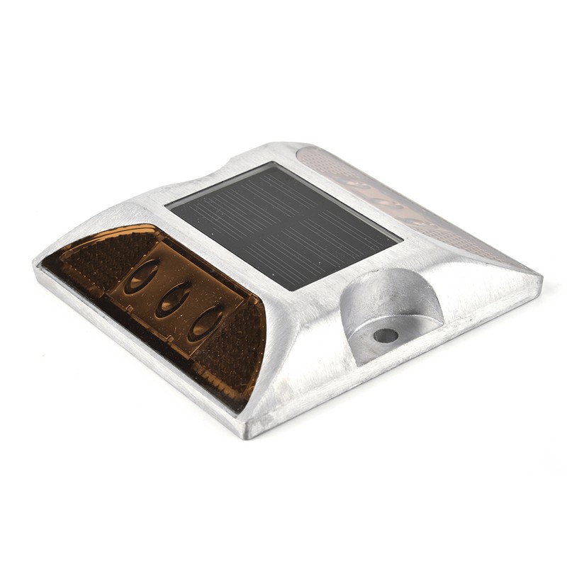 6 LED Solar Power Ground Marker Lights Waterproof Outdoor Driveway