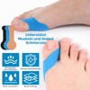 Dncvb Pack of 45 Hallux Valgus Tape Hallux Valgus Kinesiotape
