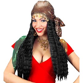 Gipsy withSequin Headscarf Wig for Hair Accessory Fancy Dress