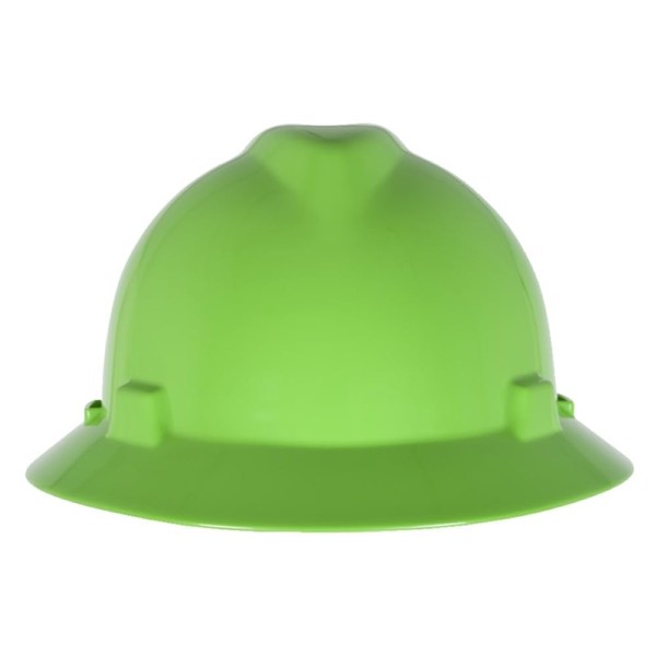 MSA 815562 V-Gard Full-Brim Hard Hat With Staz-on Pinlock Suspension