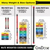 CanDo Slim WaTE Bar 8lb Silver, Total Body Workout Weighted
