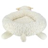 Multipet Lamb Chop Bed for Dogs, White, 27.0" L x