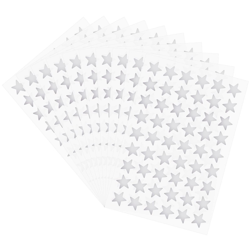 Hybsk 540 Counts Small Star Stickers for Reward 0.5 Inch