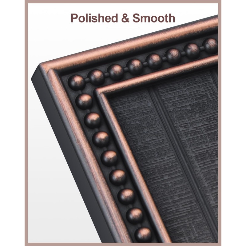 Oil Rubbed Bronze 1 Gang Duplex Wall Plate Cover Zinc