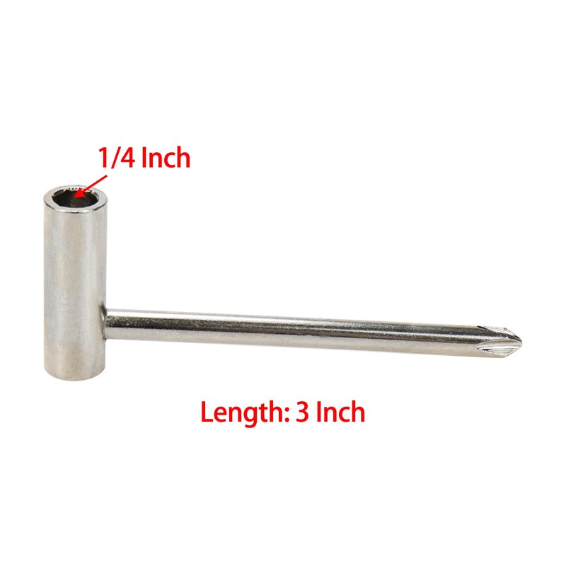 Savagrow Taylor Guitar Truss Rod Wrench 1/4" Nut Driver with