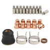 FUZIDDN 24-Piece IPT40 Plasma Cutter Consumables Kit | Compatible with