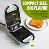 Tasty Mini Sandwich Maker, Makes Sandwiches, Paninis, Grilled Cheese, Desserts,