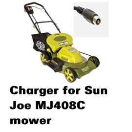 coming data power adapter battery Charger for SUN JOE Mj408C Mower only (not for Mj401c)