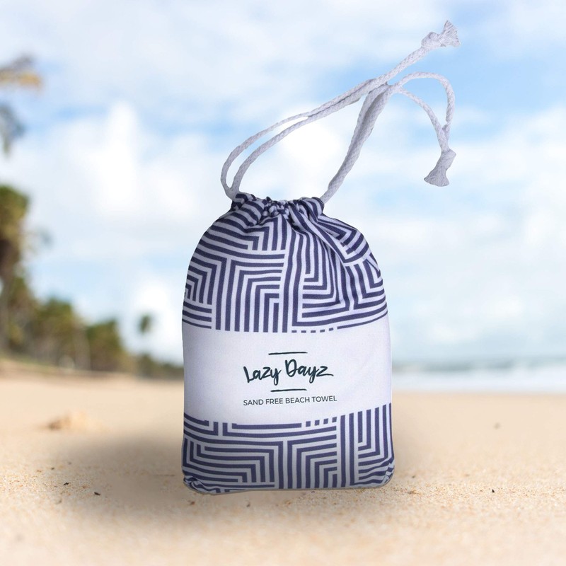 Sand Free Beach Towel Blanket Quick Dry Lightweight Super Absorbent