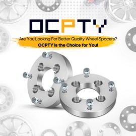 OCPTY 4x110 to 4x156 Wheel Spacers Adapters 1 inch Real Forged Spacers with 12x1.25 ThreadSize 74mm Hub Bore fits 1999-2009 for Arctic-Cat for 250 2PCS