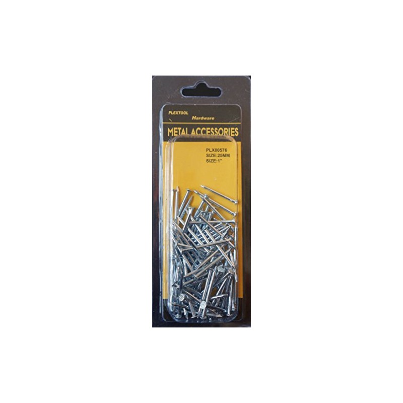 Plextool Finishing Nails for Wood, 1", 100pcs/PK, 24 PK/BOX, Total
