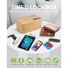 ySky Safe Timed Lock Box, Phone Lock Box with Timer