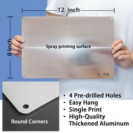 VOTHI Funny Aluminum Metal Tin Sign,In This Room Office Decor Quotes Office Wall Decor Poster 8x12 In