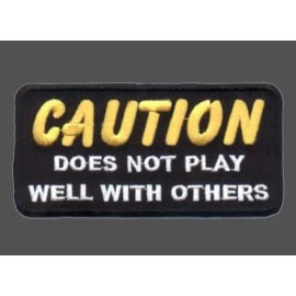 muta CAUTION DOES NOT PLAY WELL WITH OTHER  4 INCH PATCH.