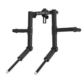 Mikolo Lateral Raise Attachment for Squat Rack, Standing Lateral Raise Machine with 1" Holes, Power Rack Cage Attachment, Upper Body Strength Training Machine for Home Gym (Black)