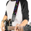 Buckle-Down Guitar Strap - Peace Psychedelic - 2" Wide -