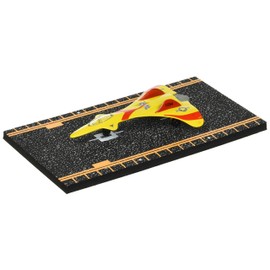 Hot Wings Planes X-111 with Connectible Runway,Silver/Black