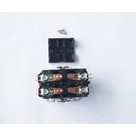 BVPOW Air Conditioner Contactor 24V Coil 2 Pole 40 Amps Universal and Compatible for Fast Replacement