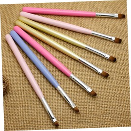 Baluue 8pcs Nail Art Brush for Gel Extensions Ergonomic Design Rhinestones for Nail Painting and Art Accessories
