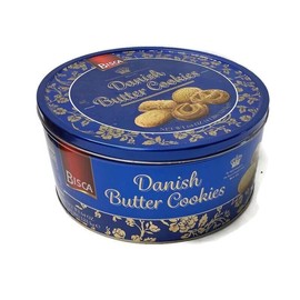Bisca Danish Butter Cookies 64 oz (1 Tin)