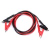 JuxYes 2pcs Dual Ended Crocodile Alligator Clips Test Leads Kit,