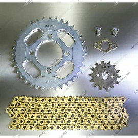 Kit De Arrastre Sprocket Para Italika At110 Xt110 Xt At 110