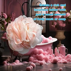 Esponja Lufa Exfoliante Baño Paquete Individual Rosa Unidad Azul Oscuro