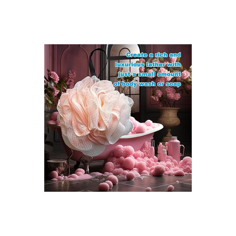 Esponja Lufa Exfoliante Baño Paquete Individual Rosa Unidad Azul Oscuro