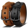 KEMISANT Men's Belt Pack of 2 Adjustable Leather Belt for