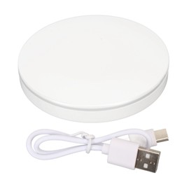 UV Mirror Sunscreen Testing Camera with Light 2X Magnification Travel Makeup 3.5in Pocket Size L