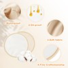 Castor Oil Pack for Breast, 4 PCS Reusable Organic Castor
