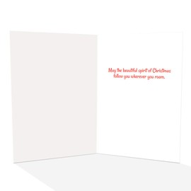 Stonehouse Collection - Buffalo Christmas Haul - Christmas Card- 18 Boxed Cards and Envelopes - Cowboy Santa - USA Made