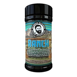 Bearded Butchers Ranch Blend Seasoning, 5.5 oz Shaker – Creamy Buttermilk Ranch Flavor for Chicken Wings, Dips, Fries, Pizza & More – No MSG, Gluten-Free, Perfect Veggies and Dips
