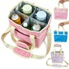 Drink Carrier Tote Bag for 4 Cups, Multiple Tumbler Carrier