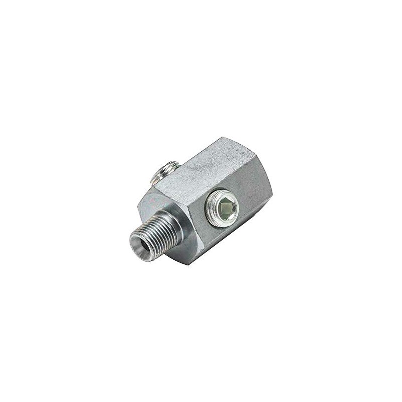 GlowShift 1/8 BSPT Male to 1/8-27 NPT Female Hex Universal
