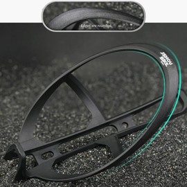 (2-Pack) Carbon Fiber+Nylon Bike Water Bottle Cage, Ultra-Light & Durable Cycling Cup Holder for Road & Mountain Bicycle