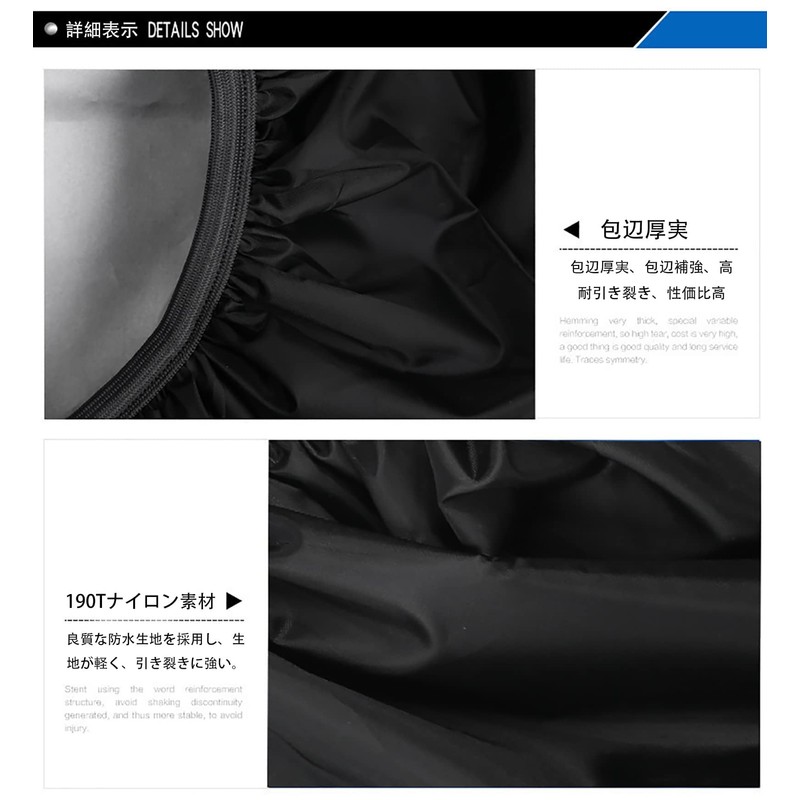 ALLVD Backpack Cover, Rain Cover, Strong Waterproof, High Durability, Reflective