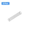 sourcing map Compression Spring, 5Pcs 304 Stainless Steel, 5mm OD,