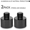 Microphone Screw Adapter, Camera Screw Conversion Adapter, 3/8 Male to