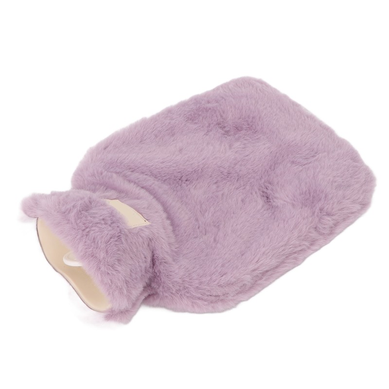 PVC Hot Water Bag with Soft Plush Cover Leakproof Winter