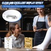 6 Pcs Acrylic Rotating Sign Holder Double Sided Swivel Sign