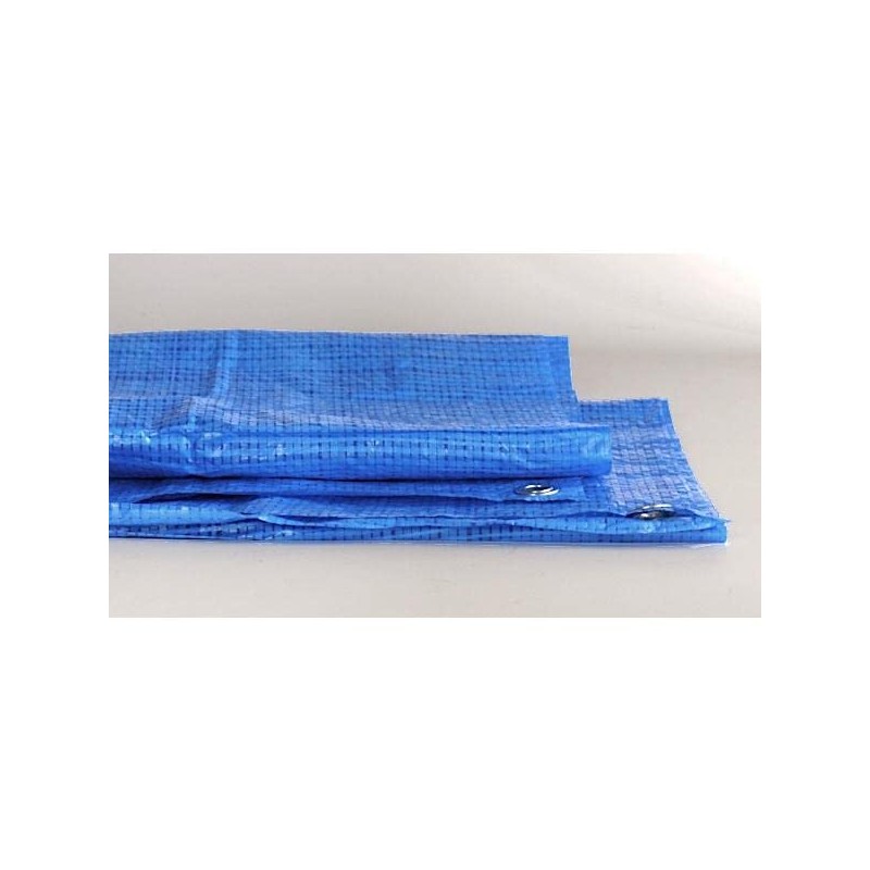 Okazaki Multi Blue Sheet, 2 Tatami Mat, Washable, Grommet, Leisure