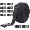 kuou 10 Metres Nylon Heavy Webbing Strap, Flat Side Release