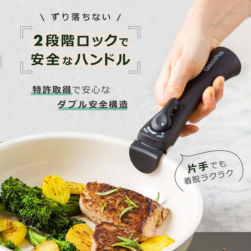 Green Pan Click Chef Egg Pan Oxford Blue